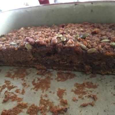 pompoen crunch pudding cake