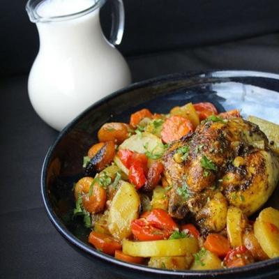 hartige kwartel-tajine