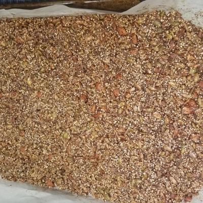quinoa en staal gesneden haver knapperige muesli