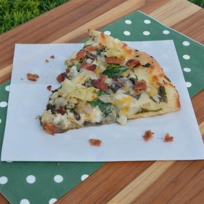 bacon spinazie artisjok pizza