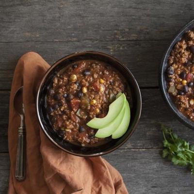 spookpeper bizonspaanse peper met quinoa