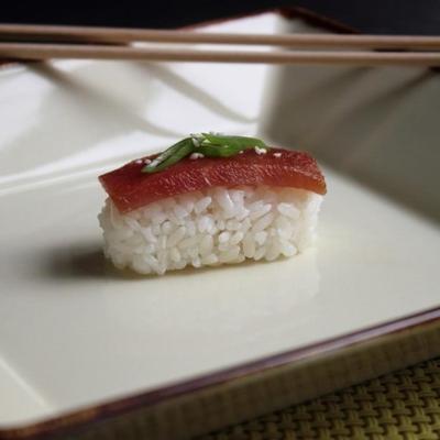 de gemakkelijke sushi-rijst van chef-kok John