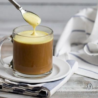 zuivelvrije gouden melk latte