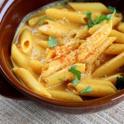 eenvoudig romige veganistische macaroni en kaas