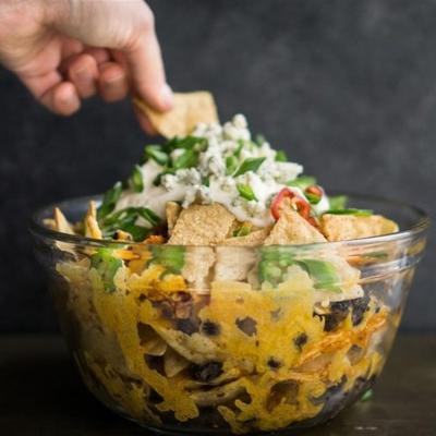 buffalo chicken nacho bowl