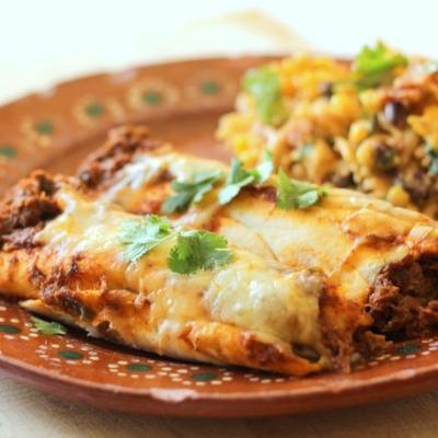 carne asada enchiladas