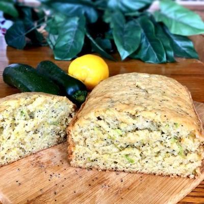 citroen maanzaad courgette brood