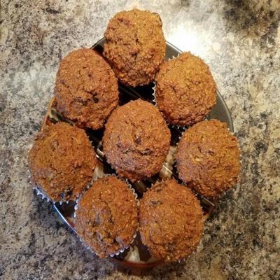 pompoen spice gezonde zemelen muffins