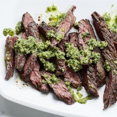 Toscaanse roksteak met salsa verde