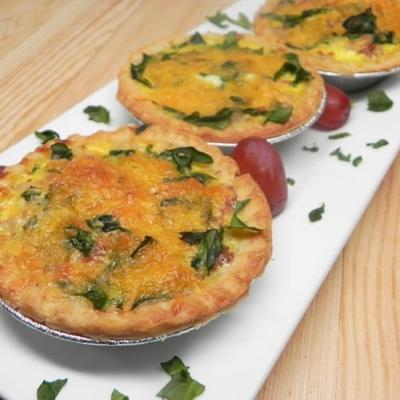 mini corned beef quiche