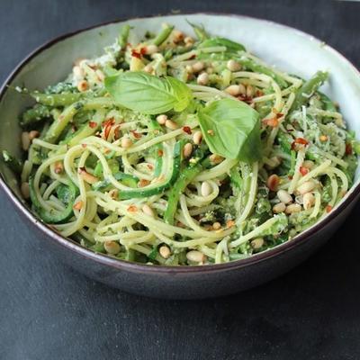 groene goedheid spaghetti