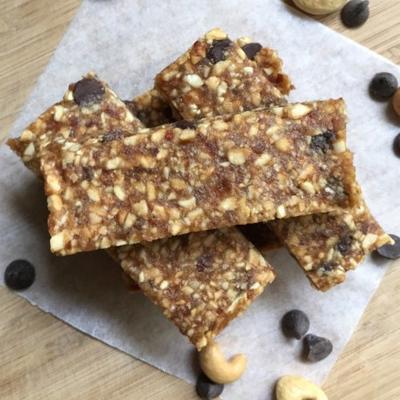 chocoladeschilfer cashew datum bars