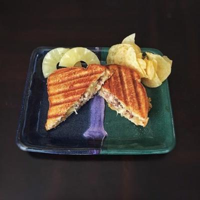 sardines en ananas sandwich toast