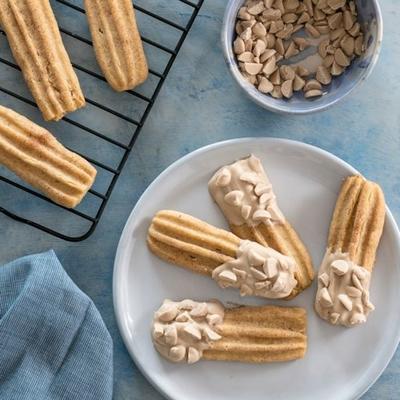 ghirardelli caramel-dipped churro cookies