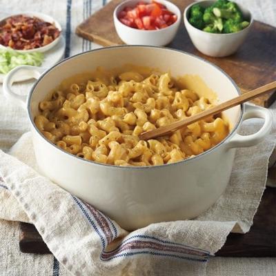 één-pan-cheddar mac