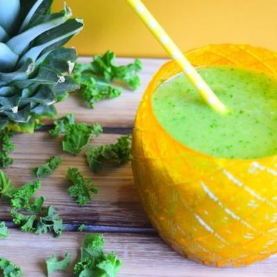 boerenkool en ananas detox smoothie