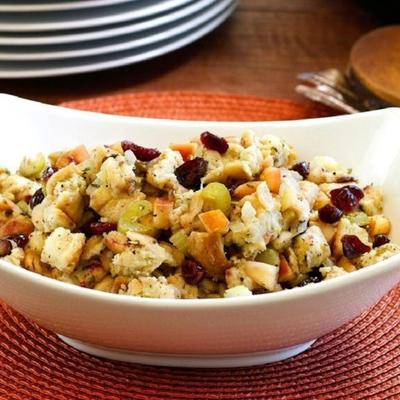 slow cooker cranberry apple stuffing