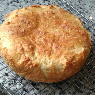 niet-gekneed havermout-millet boerenbrood