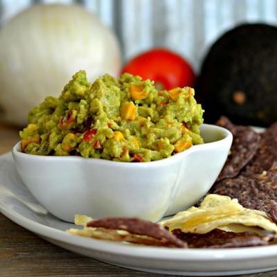 maïs en avocado dip