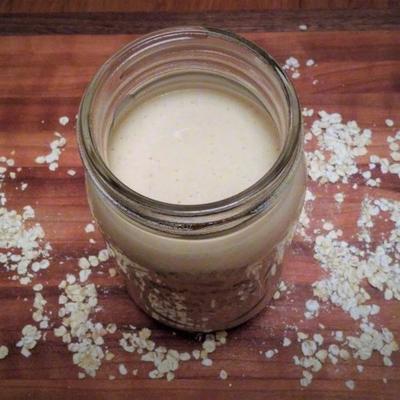 havermout pb en bananensmoothie