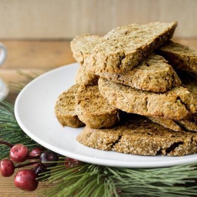 peperkoek biscotti van stevia in het rauwe