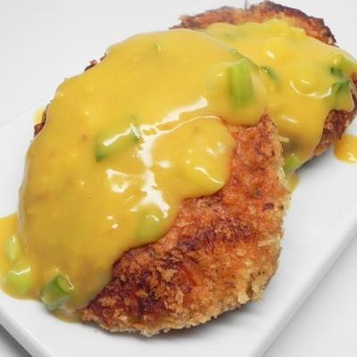 ranch chicken pasteitjes met romige cheddar saus