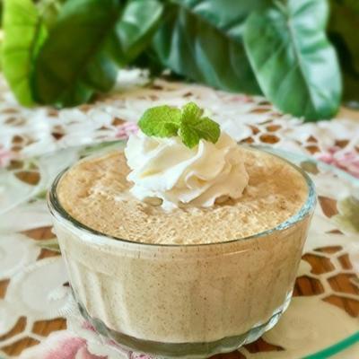 soja horchata pudding