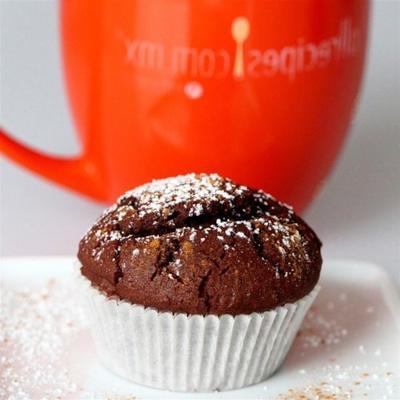 rijstmeel Mexicaanse chocolade cupcakes (glutenvrij)