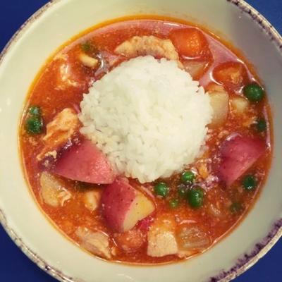 instant pot® thai rode curry met kip