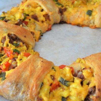 corned beef hash egg crescent ring