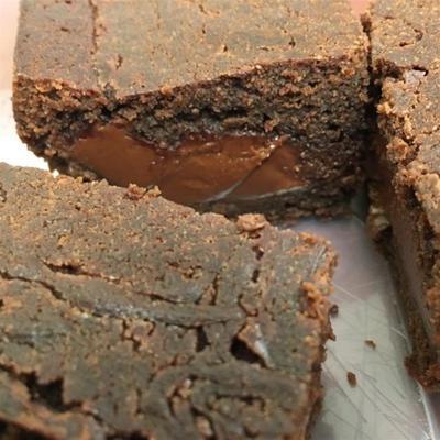 Nutella®-gevulde brownies