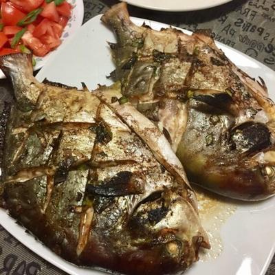 gebakken pompano