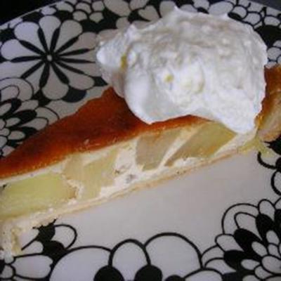 appeltaart met creme fraiche