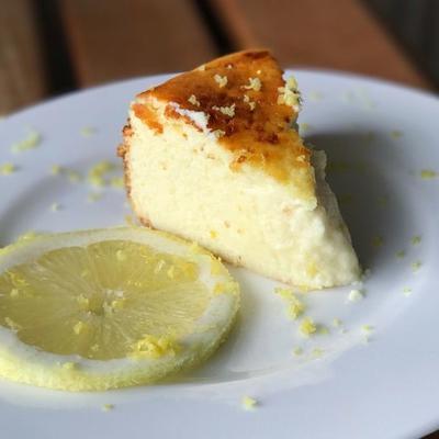 ricotta en citroen-cheesecake