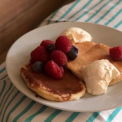 eenvoudige veganistische bananenpannenkoekjes