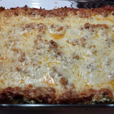 jaron's eenvoudige ronduit bizon-lasagne