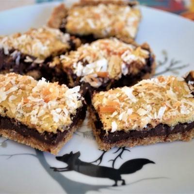 choco-coconut bar cookies