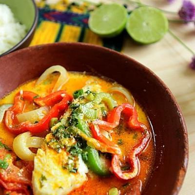 moqueca de peixe baiana (Braziliaanse visstoofpot)