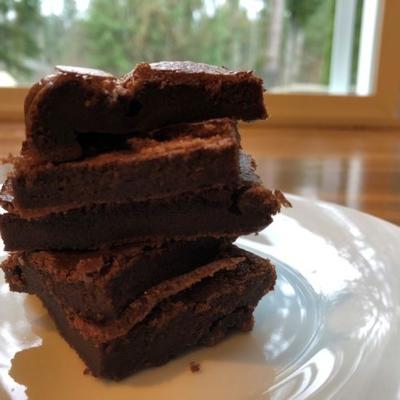 gemakkelijke glutenvrije 2-ingrediënten nutella® brownies