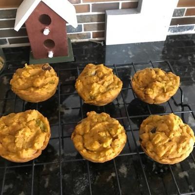 pompoen spinazie peuter muffins