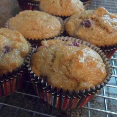 banaan-bosbessenmuffins met Griekse yoghurt