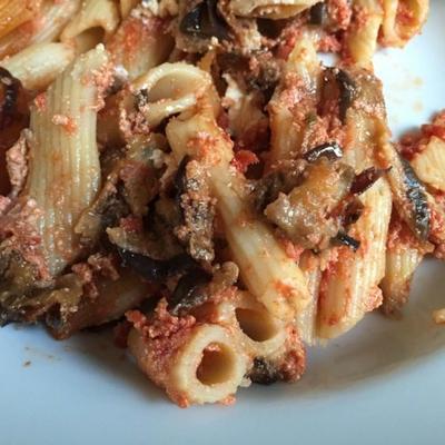 pasta alla norma (aubergine pasta)