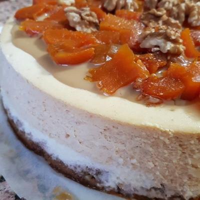 pompoen tahini cheesecake