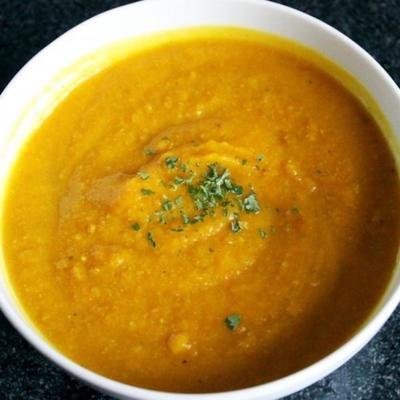 instant pot® curried kaasachtige bloemkool-squash soep