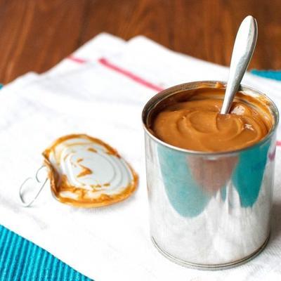 karamel in een kan (dulce de leche)