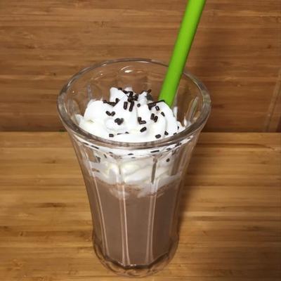 warme chocolademilkshake