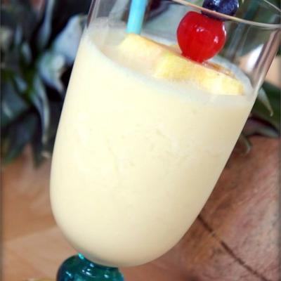 niet-alcoholische veganistische pina colada