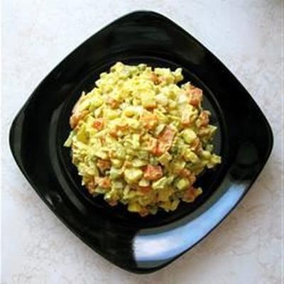 Poolse groentesalade (jarzynowa salata)