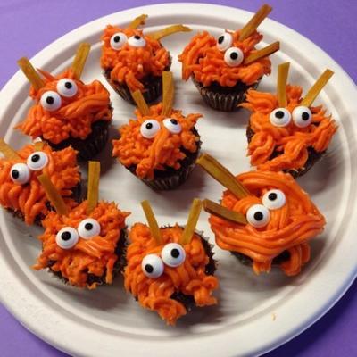 monster mini cupcakes