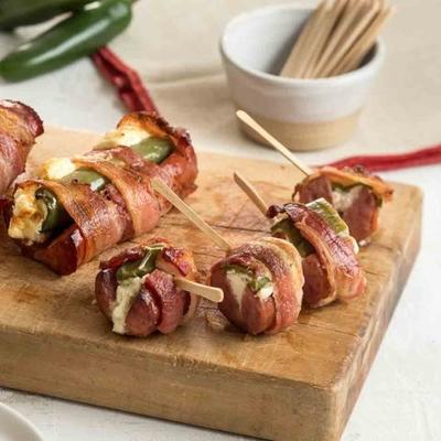 jalapenopoppers met rookworst van hillshire farm®